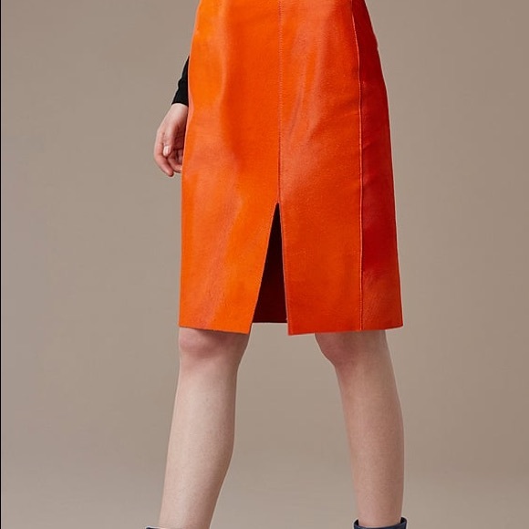 DVF calf skin leather pencil skirt - Picture 2 of 12